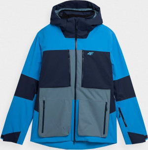 Pánská lyžařská bunda 4F H4Z22-KUMN012 modrá Modrá 3XL