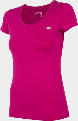 Dámské tričko 4F TSDF002 Růžové pink solid