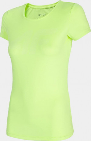 Dámské funkční tričko 4F TSDF004 zelené neon Zelená