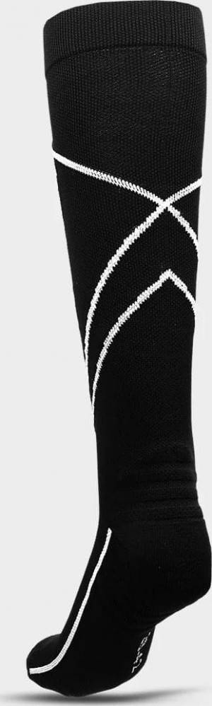 Dámské lyžařské ponožky 4F AW22UFSOF035 černé Černá 35-38