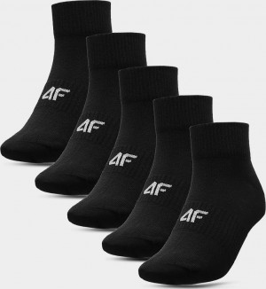 Pánské ponožky 4F 4FAW22USOCM072 černé Černá 39-42