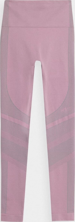 Dámské termo kalhoty 4F H4Z22-BIDB030D tmavě růžové Růžová M/L