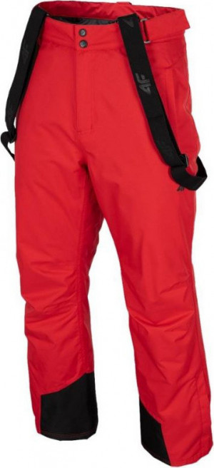 Pánské lyžařské kalhoty 4F H4Z22-SPMN001 červené Červená 3XL