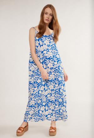 Monnari Maxi šaty Vzorované maxi šaty Multi Blue
