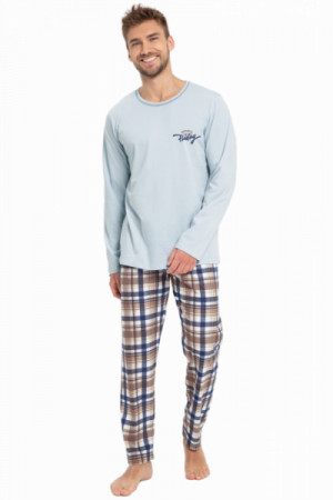 Taro Parker 3077 Z24 Pánské pyžamo XXL světle modrá