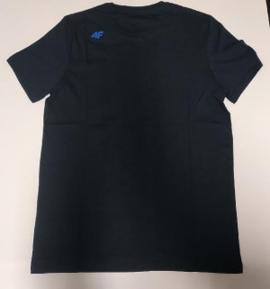 Pánské bavlněné tričko TSM302 Tmavě modré Modrá