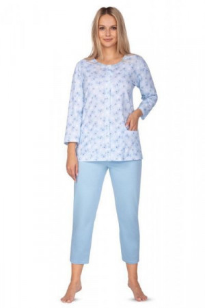 Regina 644 modré Dámské pyžamo M modrá