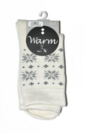 WiK 37754 Warm Quality Dámské ponožky 35-38 béžová