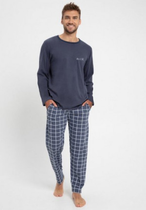Taro Roy 3074 Z24 Pánské pyžamo XXL jeans