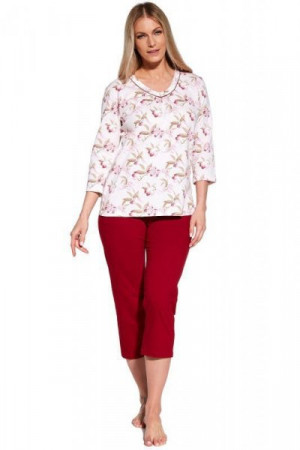 Cornette Adele 481/360 plus Dámské pyžamo 3XL růžová