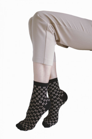 Milena 0200 Fashion GG Dámské ponožky 37-41 béžová