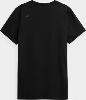 Pánské tričko 4F NOSH4-TSM352 černé Černá