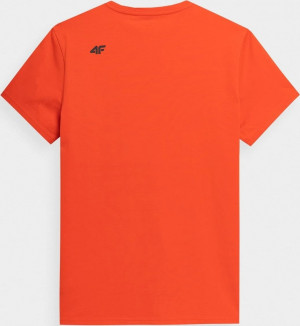 Pánské tričko 4F H4L22-TSM010 oranžové Oranžová 3XL