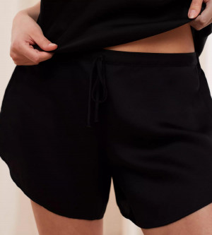 Dámské pyžamo Silky Sensuality PSW X - BLACK - černá 0004 - TRIUMPH BLACK