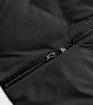 Lehká černá dámská zimní bunda (5M735-392) černá S (36)
