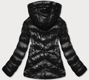 Krátká černá dámská zimní bunda (23066-392) černá S (36)