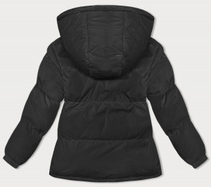Černá dámská zimní bunda s kapucí (5M3169-392) černá S (36)