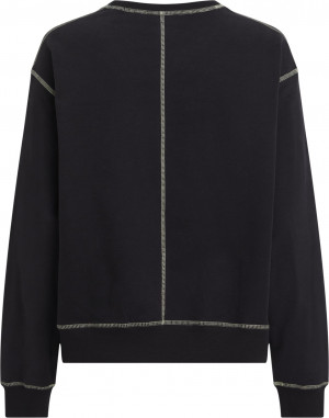 Dámská mikina Lounge Sweatshirt Future Shift 000QS7012EUB1 černá - Calvin Klein