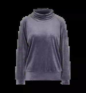 Dámský svetr Cozy Comfort Velour Sweater - Triumph tmavě fialová (00JA) 0042