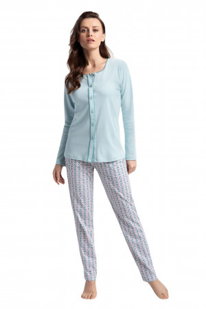 Dámské pyžamo 599 mint - Luna mátová