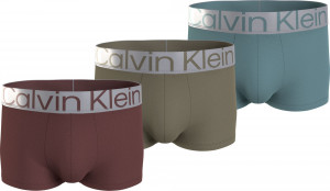 Pánské spodní prádlo LOW RISE TRUNK 3PK 000NB3074AGIB - Calvin Klein