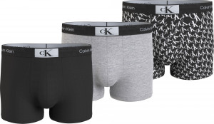 Pánské spodní prádlo TRUNK 3PK 000NB3528EJGN - Calvin Klein