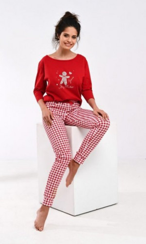 Sensis Christmas Cookie Dámské pyžamo S červená