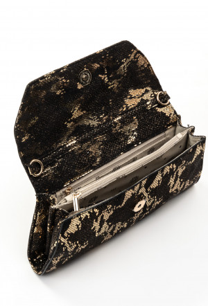 Kabelky Monnari Clutch With Patterned Panel Zlato OS