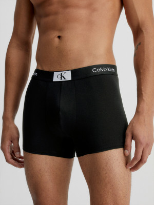 Pánské boxerky Calvin Klein NB3403A UBI s delší nohavičkou Black