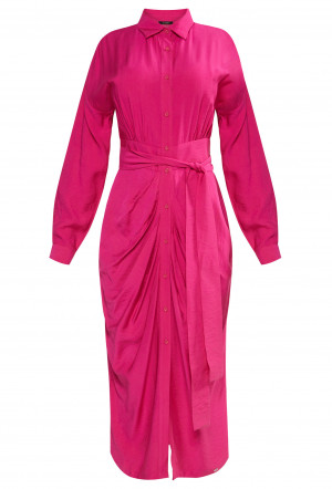 Monnari Midi šaty Midi šaty s košilovým střihem růžové