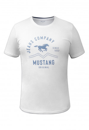 Pánské tričko Mustang 4223-2100 M-2XL šedá melanž