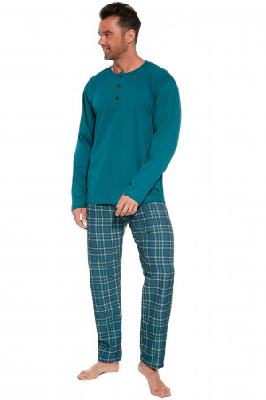 Pánské pyžamo 458/252 Arthur - CORNETTE zelená