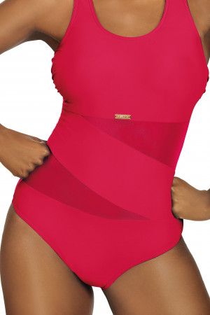 Dámské jednodílné plavky model 19143783 Fashion sport tm. růžové - Self