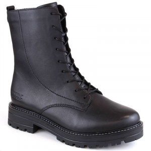 Dámské kožené pohodlné zateplené boty Remonte W RKR622 black - Rieker