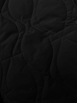 Černý dámský oversize kabát (5M3177-392) černá S (36)
