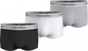 Pánské spodní prádlo LOW RISE TRUNK 3PK 000NB1085AMP1 - Calvin Klein