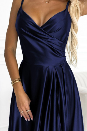 Dámské šaty 299-12 CHIARA - NUMOCO tmavě modrá