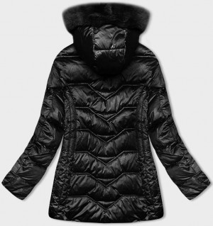 Černá zimní bunda S´WEST s odepínací kapucí (B8200-1) černá
