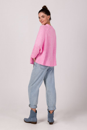 Pletený svetr BeWear BK105 Pink OS