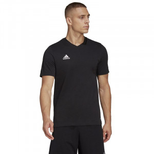 Pánské tričko Entrada 22 M HC0448 Černá logo - Adidas černá 2XL