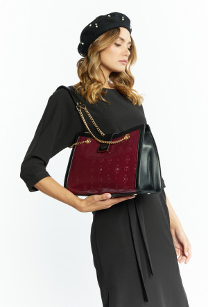 Monnari Bags Dámská kabelka s klopou Multi Red OS