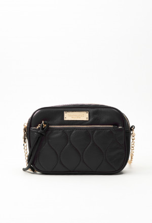 Monnari Bags Dámská crossbody kabelka se zajímavou texturou Black OS