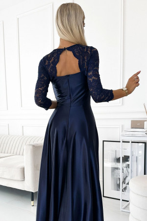 Dámské šaty 309-7 AMBER - NUMOCO tmavě modrá