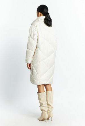 Monnari Kabáty Dámský kabát s objemným límcem