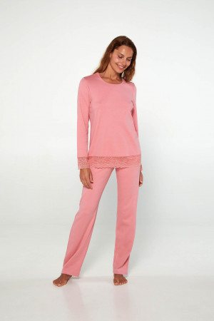 Vamp - Dvoudílné dámské pyžamo 19913 - Vamp pink glow m