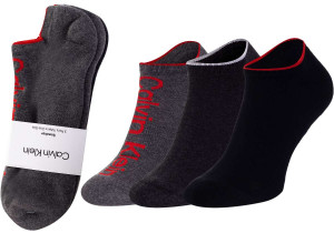 Ponožky Calvin Klein 3Pack 701218724005 Black/Grey/Graphite 40-46