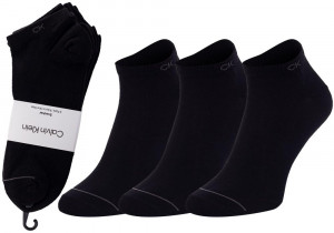 Ponožky Calvin Klein 3Pack 701218718001 Black 40-46