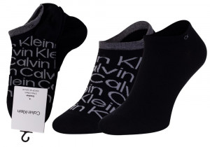 Ponožky Calvin Klein 2Pack 701218714001 Black 39-42