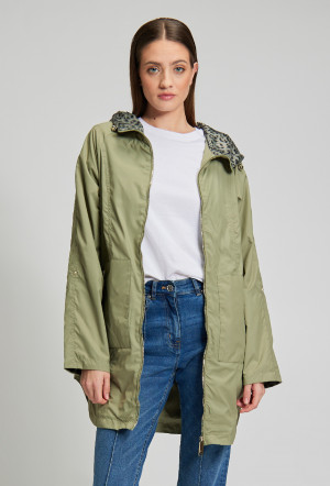 Dámské bundy Monnari Parka Jacket Khaki