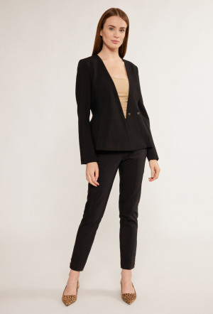 Monnari Kalhoty Elegantní dámské kalhoty Black